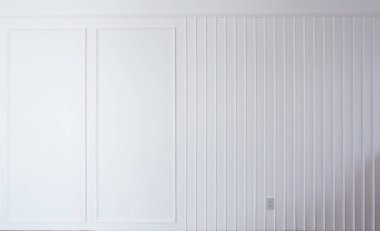 Arka plan olarak boş duvarile ışık iç, kopyalama alanı