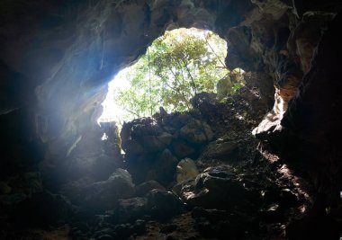 Ha long Bay, Vietnam - 10 Haziran 2019: Ha Long Bay Mağarası, Vietnam. kuzey Vietnam'da turistik çok popüler.