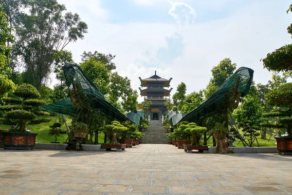 Bai dinh Pagode - die größte Tempelanlage in Vietnam in trang an, ninh binh — Stockfoto