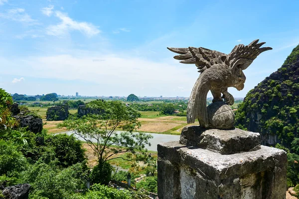 Vista da montanha Mua Cave em Ninh Binh Tam Coc — Fotografia de Stock