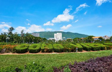 Tuy hoa Phu yen Vietnam plaj yanında Park
