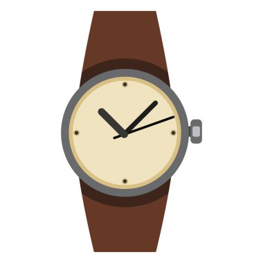 Kol saati beyaz arkaplanda izole edildi