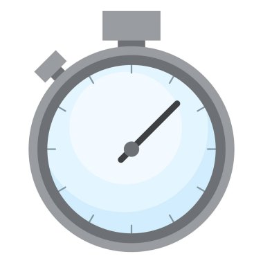 Beyaz arka plan üzerinde izole metal kronometre