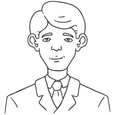 Hat sanat iş beyaz arka plan üzerinde izole Avatar