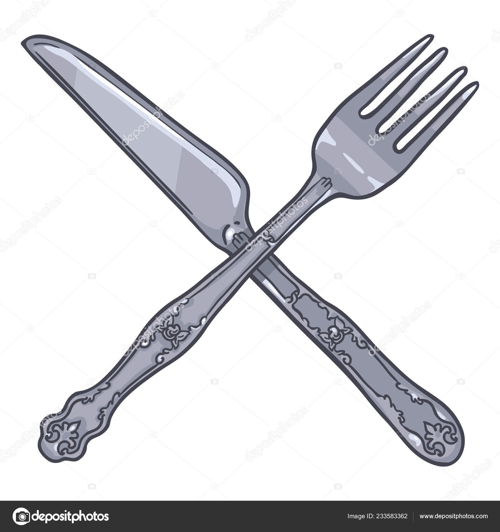 Antique Cutleryストックベクター ロイヤリティフリーantique Cutleryイラスト ページ 3 Depositphotos