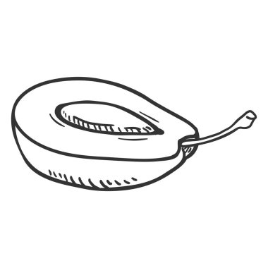 Vektör Erik yarısı kroki