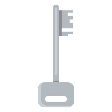 Vektör Tek Düz Anahtar Antik Atokon