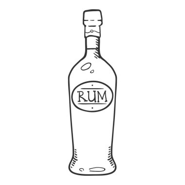 Vektör Çizim Ilıclü - Rum Şişesi