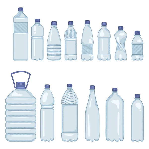 Botella de agua de dibujos animados comic imágenes de stock de arte  vectorial | Depositphotos