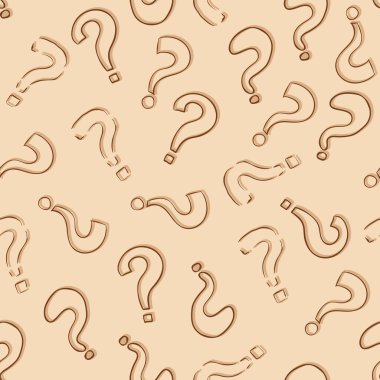 Kusursuz Soru İşaretleri Örnekleri. Sınav Arkaplanı.