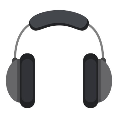 Vektör Düz Tasarım Simgesi - Dolaşım Kulaklıkları