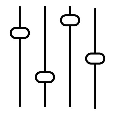 Vektör Ana Hattı Simgesi - Ses Denetleyiciler