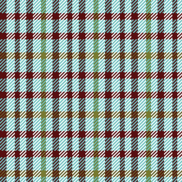 Ilustración vectorial de tela de tweed o tartán con patrón de fondo repetido sin costuras. — Vector de stock