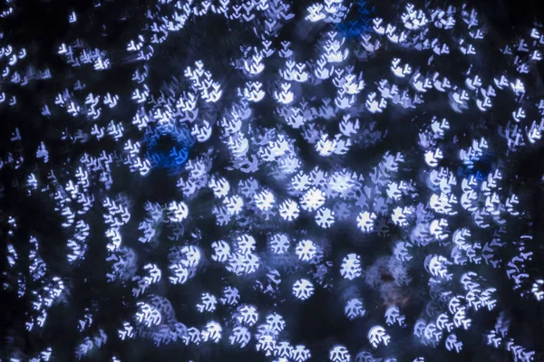 Colorful Oriental Snowflakes Blurred Background — Stock Photo, Image