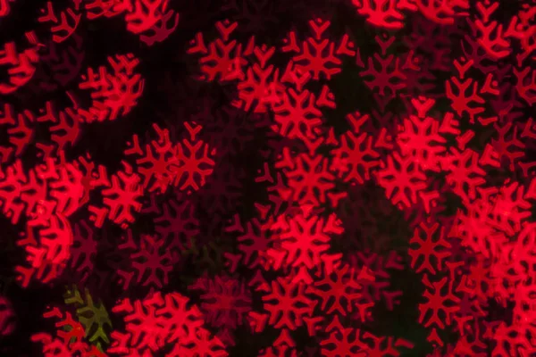 Bunte Orientalische Schneeflocken Auf Verschwommenem Hintergrund — Stockfoto