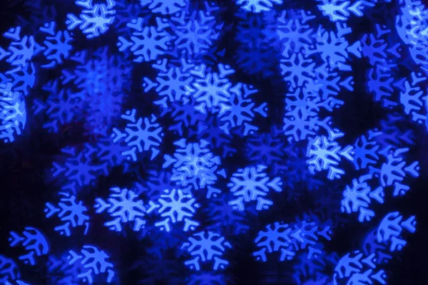 Colorful Oriental Snowflakes Blurred Background — Stock Photo, Image