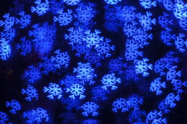 Colorful Oriental Snowflakes Blurred Background — Stock Photo, Image