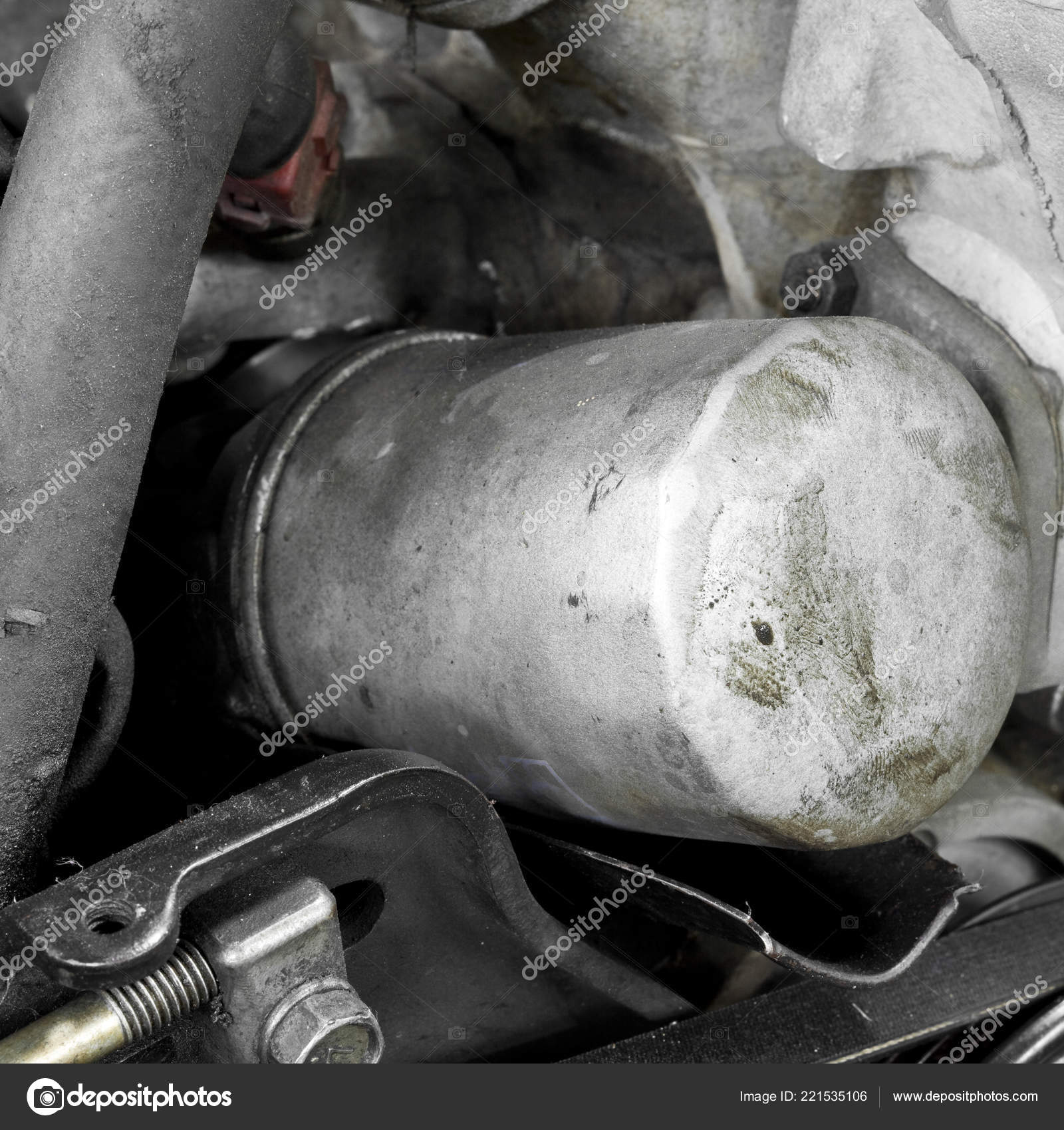 Close Different Types Machine Parts Stock Photo by ©AppleEyesStudio