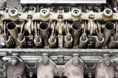 Makine parçaları farklı tür yakın çekim