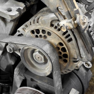 Makine parçaları farklı tür yakın çekim