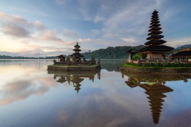Pura Ulun Danu Bratan Tapınağı. Bali, Endonezya.
