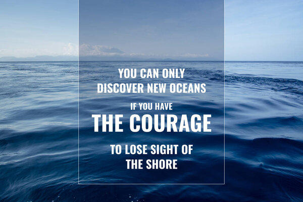 Inspirational and motivational quote.