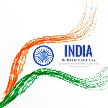 Hint bağımsızlık günü kutlama ile poster