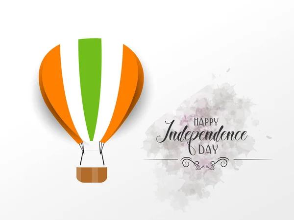 Póster Con Celebración Del Día Independencia India — Vector de stock