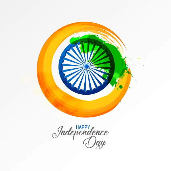 Póster Con Celebración Del Día Independencia India — Archivo Imágenes Vectoriales