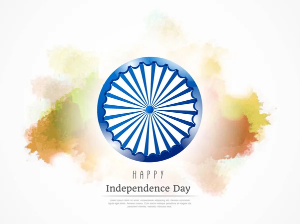 Póster Con Celebración Del Día Independencia India — Vector de stock