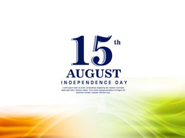 Hint bağımsızlık günü kutlama ile poster