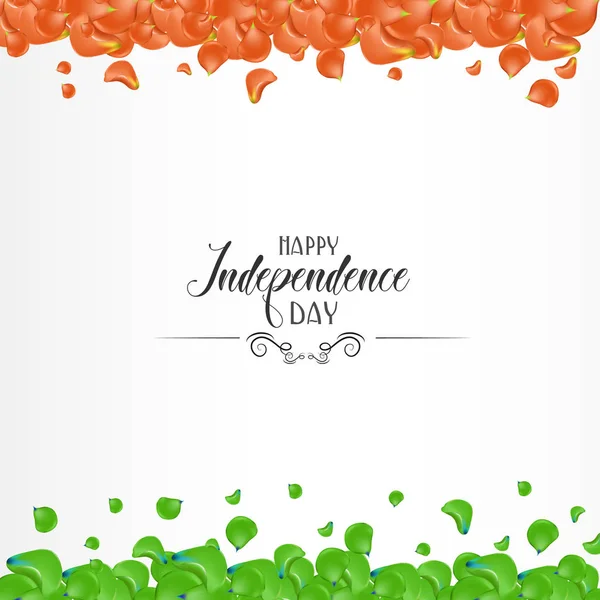 Póster Con Celebración Del Día Independencia India — Vector de stock