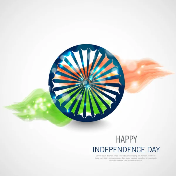 Póster Con Celebración Del Día Independencia India — Vector de stock