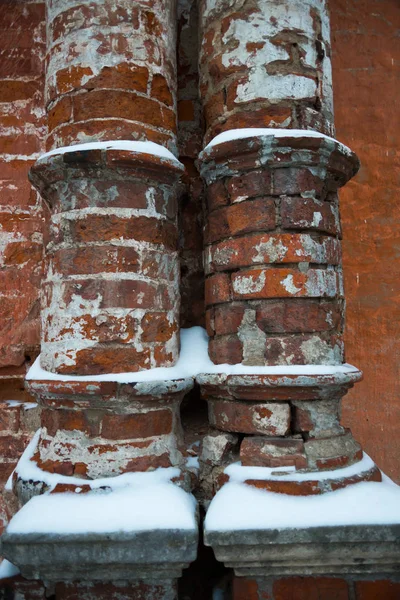 Vysoko Petrovsky Kloster Winter Russland Moskau — Stockfoto