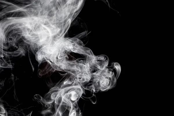 Smoke Black Background — Stock Photo, Image