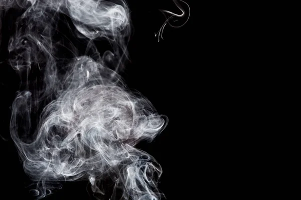 Smoke Black Background — Stock Photo, Image