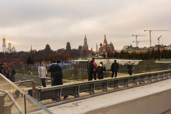 Москва Россия Ноября 2017 Года Парк Зарядье Центре Москвы — стоковое фото