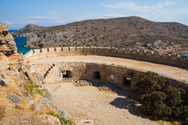 Yunanistan. Crete. Spinalonga adası.