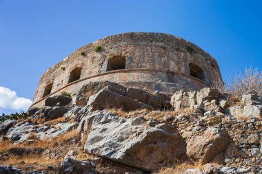 Yunanistan. Crete. Spinalonga adası.