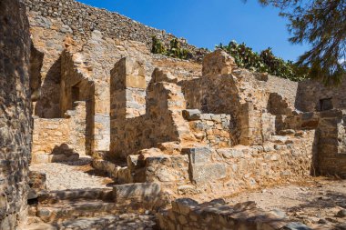 Yunanistan. Crete. Spinalonga adası.