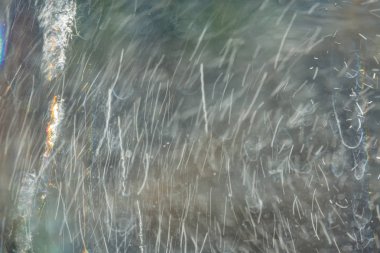 Hava kabarcıkları su ve yansımaları ile arka plan