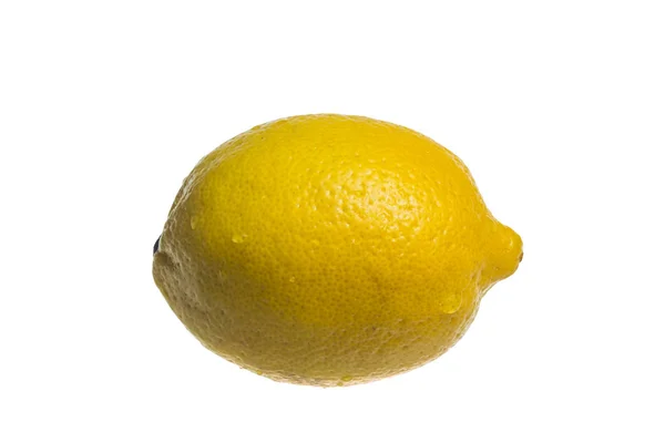 Citron Isolé Sur Fond Blanc — Photo