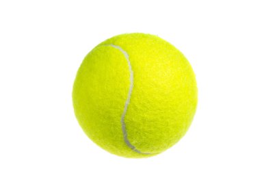 Tenis topu beyaz arkaplanda izole
