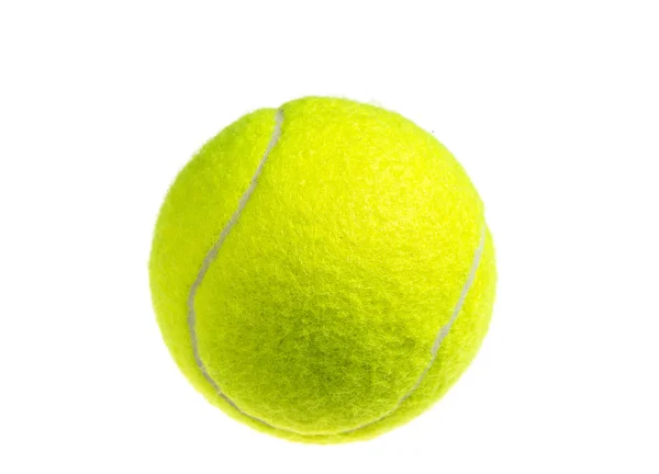 Tenis Topu Beyaz Arkaplanda Izole — Stok fotoğraf