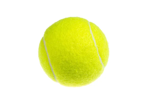 Tennisbal Geïsoleerd Witte Achtergrond — Stockfoto