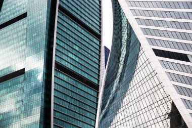 Pencere modern iş merkezleri.