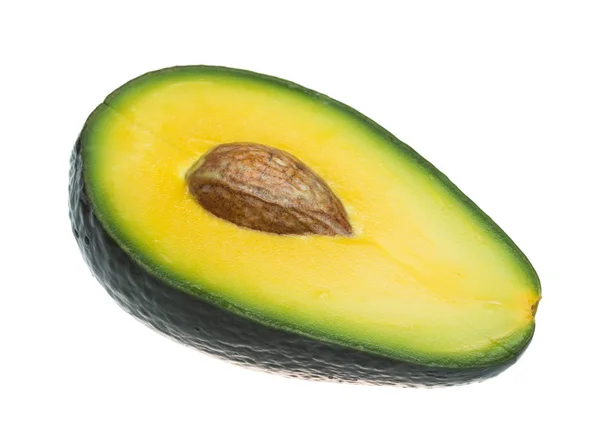 Avocado Isolato Sfondo Bianco — Foto Stock