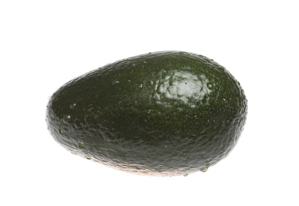 Avocado Een Grijze Achtergrond — Stockfoto