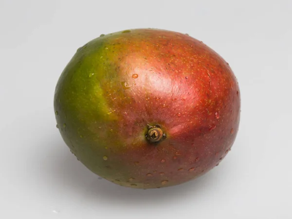 Mango Een Grijze Achtergrond — Stockfoto