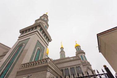 Moskova katedral cami Moskova, Rusya ve Avrupa'da en büyük ve en yüksek camilerinden ana Camii
